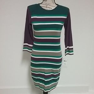 French Connection Koni Stripe Jersey Dress 6